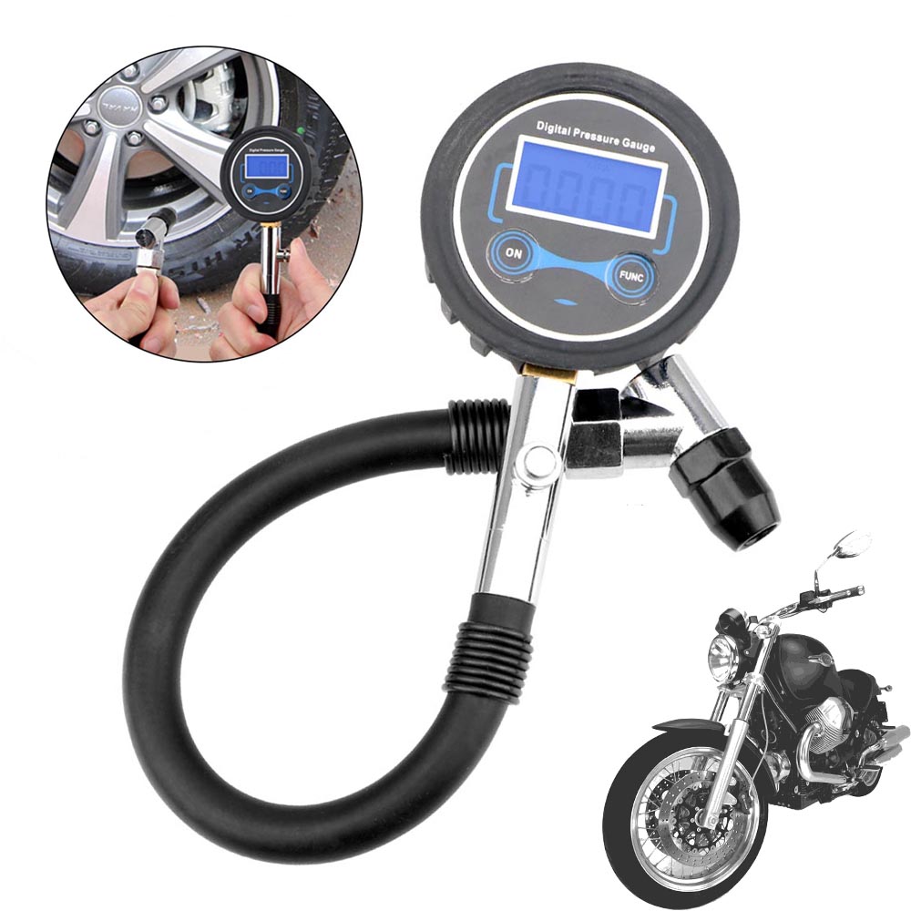 Tyre Pressure Gauge - دراجة نارية قياس ضغط الإطارات ،