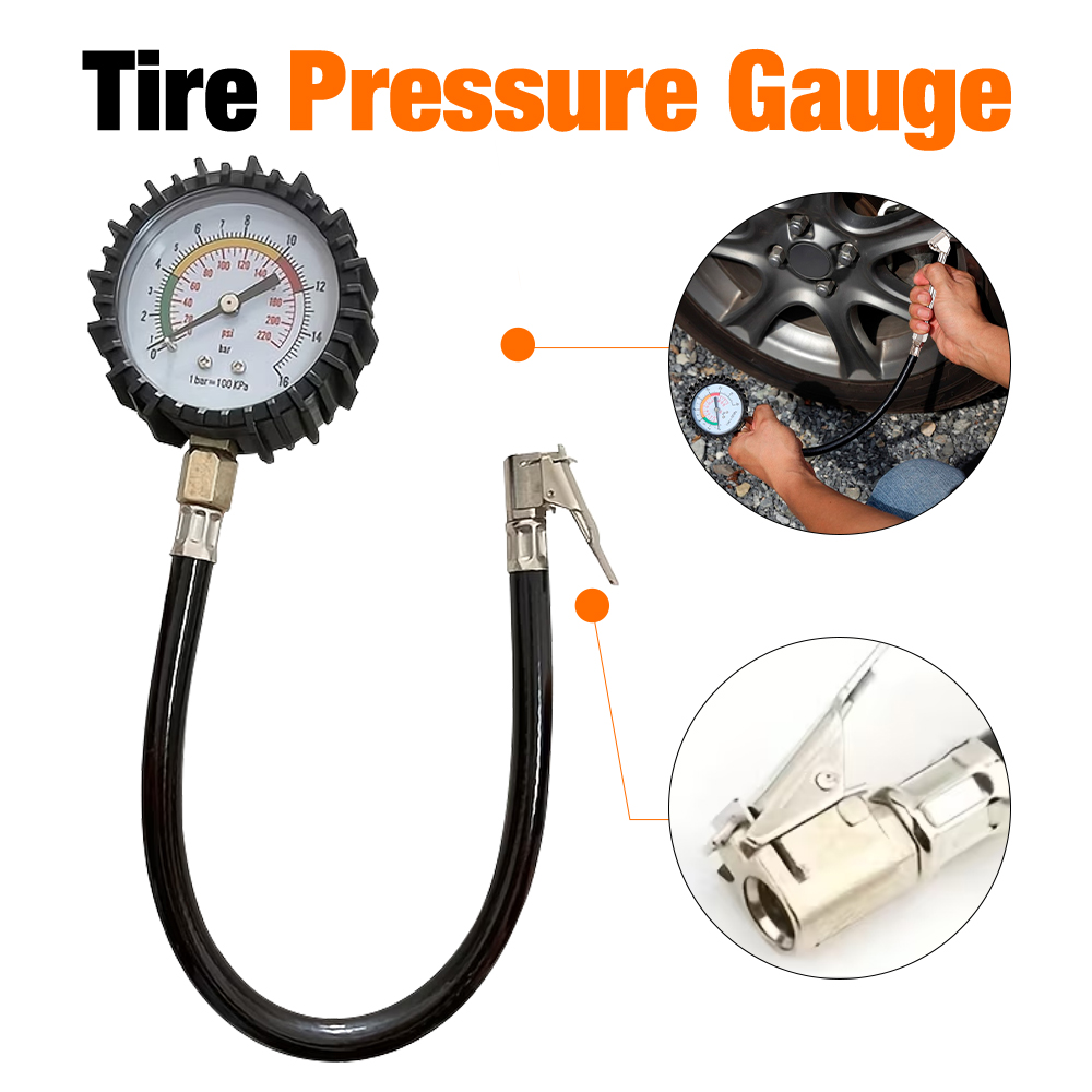 Tyre Pressure Gauge - جهاز قياس ضغط هواء إطارات السيارات