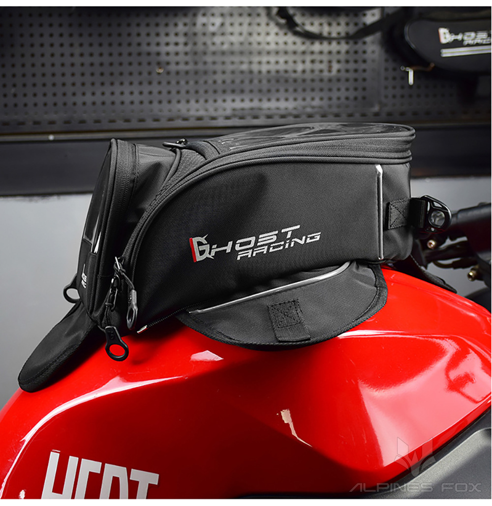 حقيبة خزان وقود للدراجات النار - مراجعة Motorcycle Gear Wardrobe وسعره
