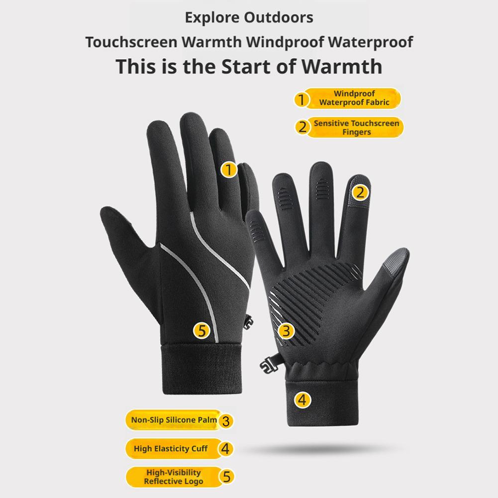 قفازات شتوية قابلة للشحن مع تد - مراجعة Motorcycle Gear Gloves وسعره