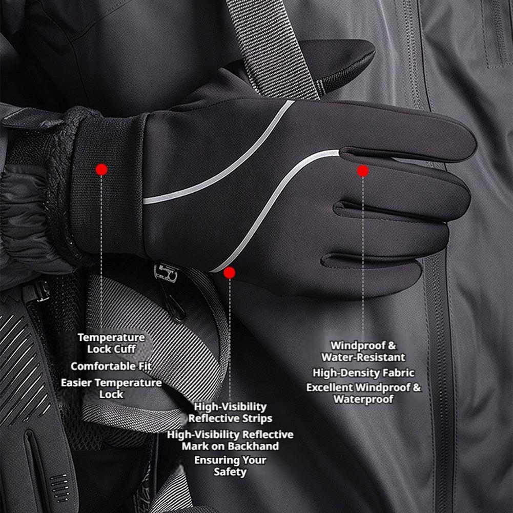 قفازات شتوية قابلة للشحن مع تد - مراجعة Motorcycle Gear Gloves وسعره