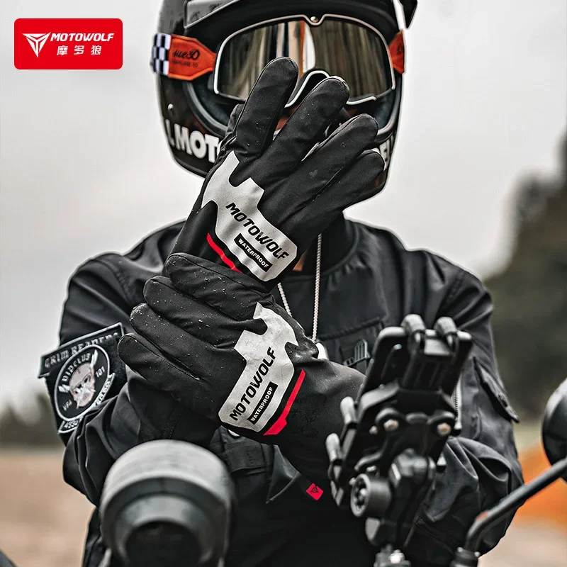 الخريف الشتاء دراجة نارية قفاز - مراجعة Motorcycle Gear Gloves وسعره