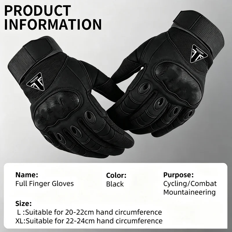 قفازات أمان وحماية لدراجات TRI - مراجعة Motorcycle Gear Gloves وسعره