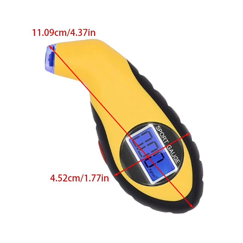 مقياس ضغط هواء الإطارات الرقمي - مراجعة Tyre Pressure Gauge وسعره