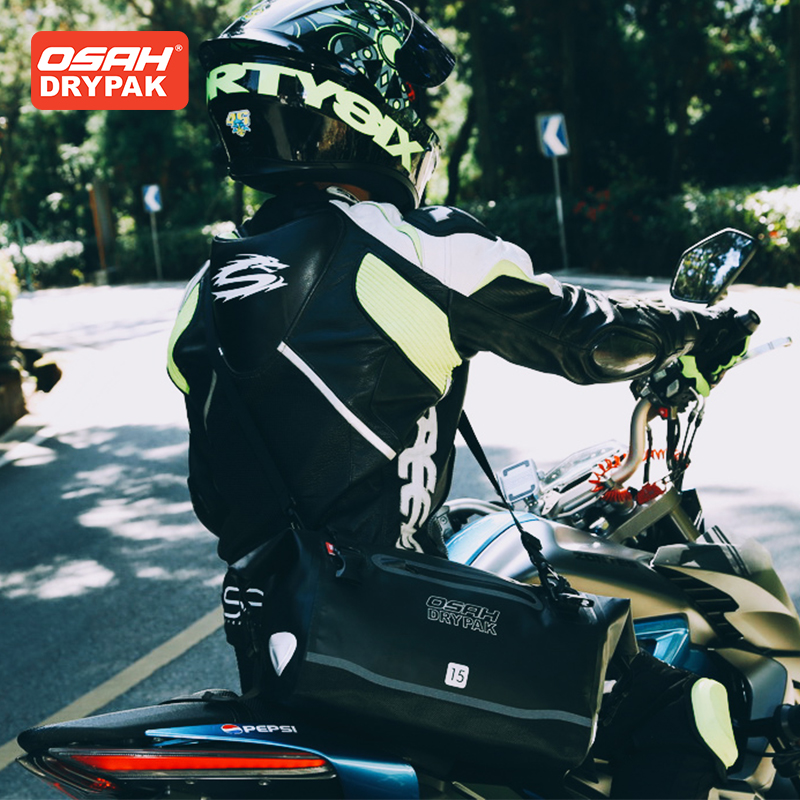 حقيبة دراجة نارية OSAH خضراء ع - مراجعة Motorcycle Gear Wardrobe وسعره