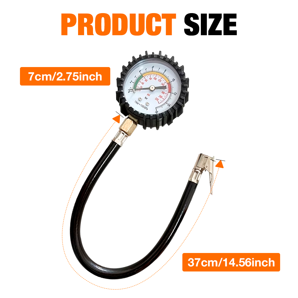 جهاز قياس ضغط هواء إطارات السي - مراجعة Tyre Pressure Gauge وسعره