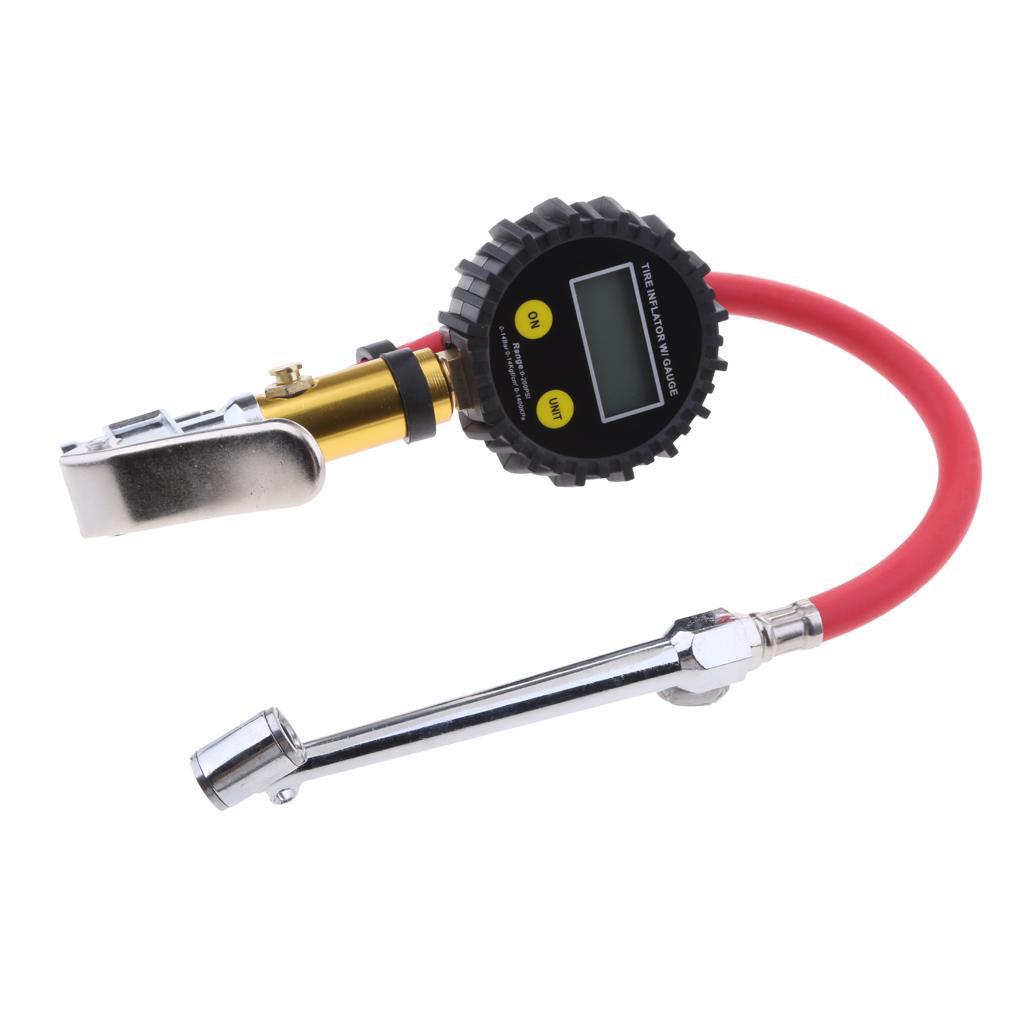 منفاخ إطارات رقمي مع شاشة LCD  - مراجعة Tyre Pressure Gauge وسعره