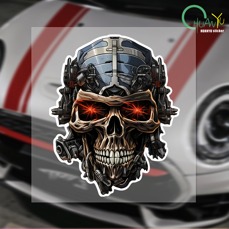 ملصقات رأس هيكل عظمي مقاومة لل - مراجعة Motorcycle Gear Auto وسعره